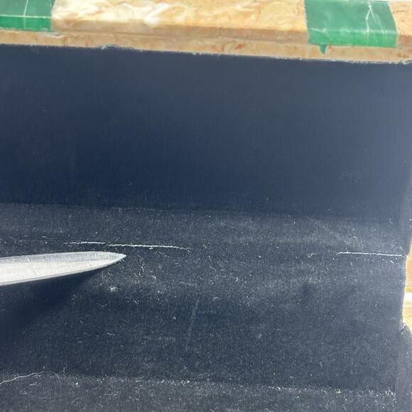 Renoir Designs Tessellated Stone Box Rectangular Marble Jewelry Trinket RARE - Picture 3 of 8